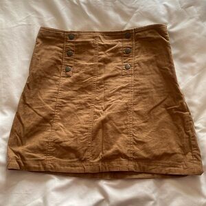 Hollister Low Rise Corduroy Skirt